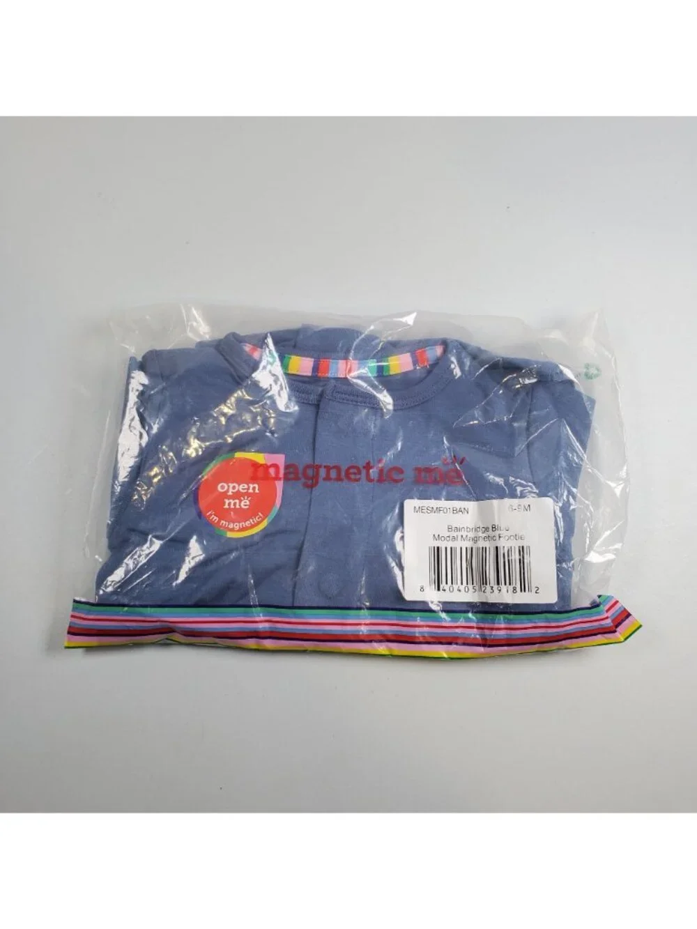 Magnetic Me Modal Magnetic Footie Toddler Size 6 - 9 M NWT Bainbridge Blue